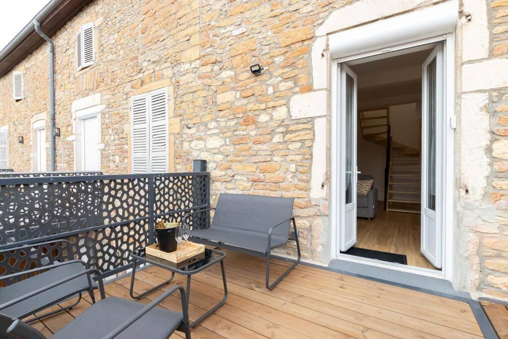 Cabana & L'Escapade Sud Maconnaise - Terrasse & Parking Apartment Exterior photo